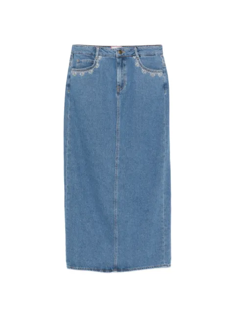 Pennyblack embroidered-detail maxi skirt