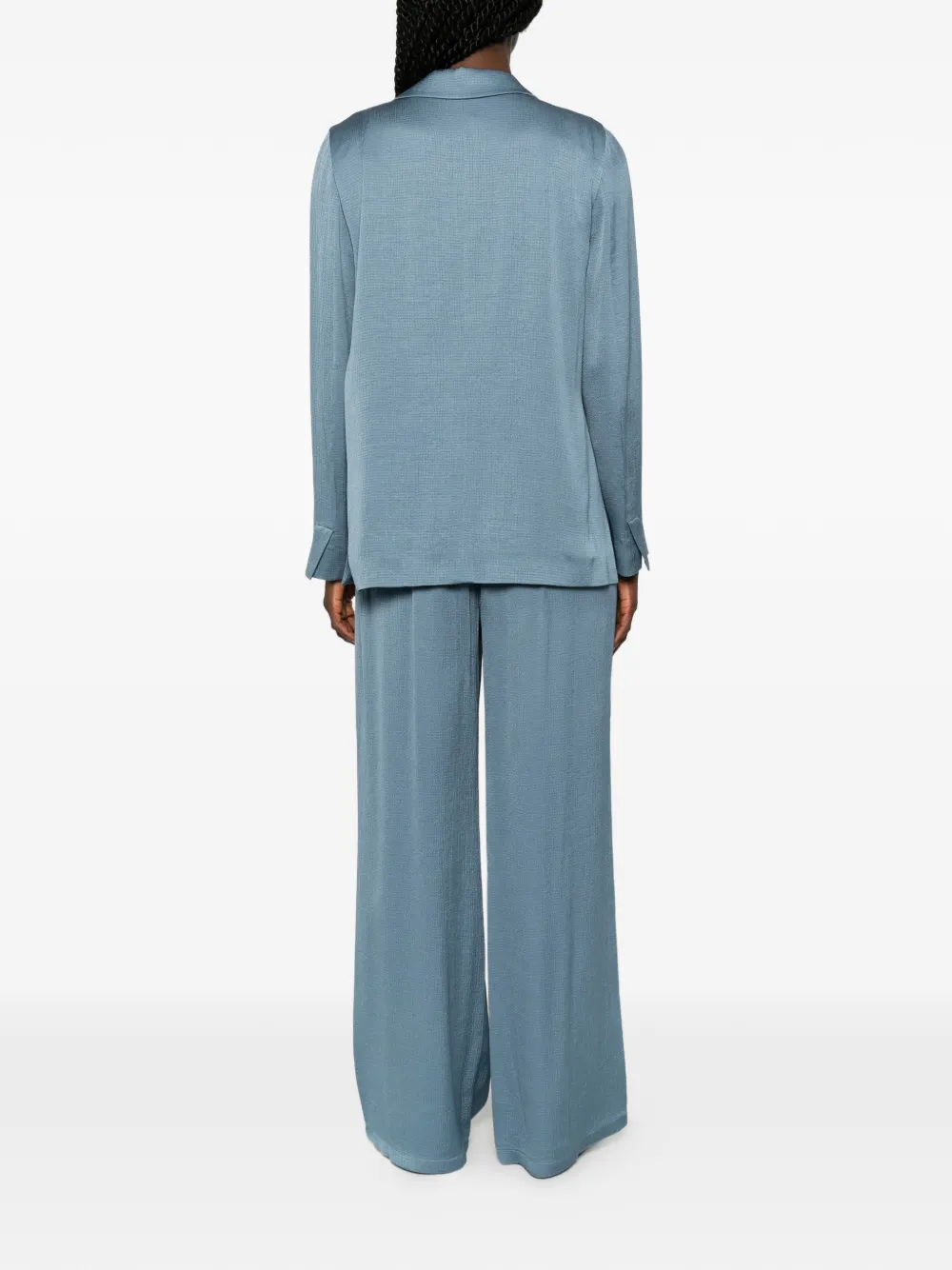  Marella Traje Con Solapas De Muesca - Azul 