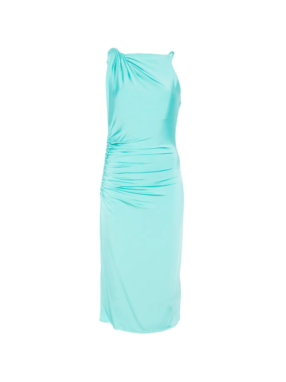 Marella Limosa one-shoulder gathered midi dress - Blu