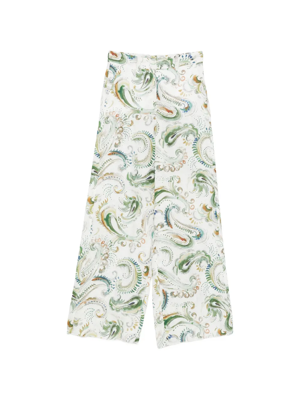 Marella Domino belt-loop pocket trousers - Bianco