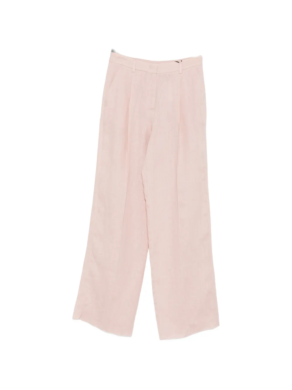 Marella pleated linen trousers - Rosa