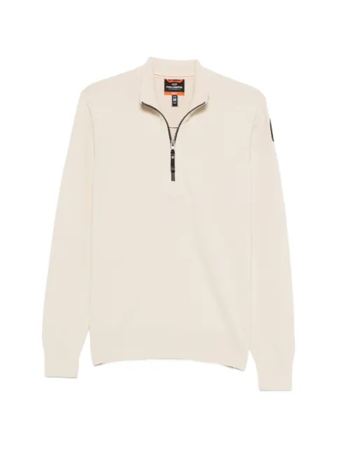 Parajumpers zip mock neck sweater