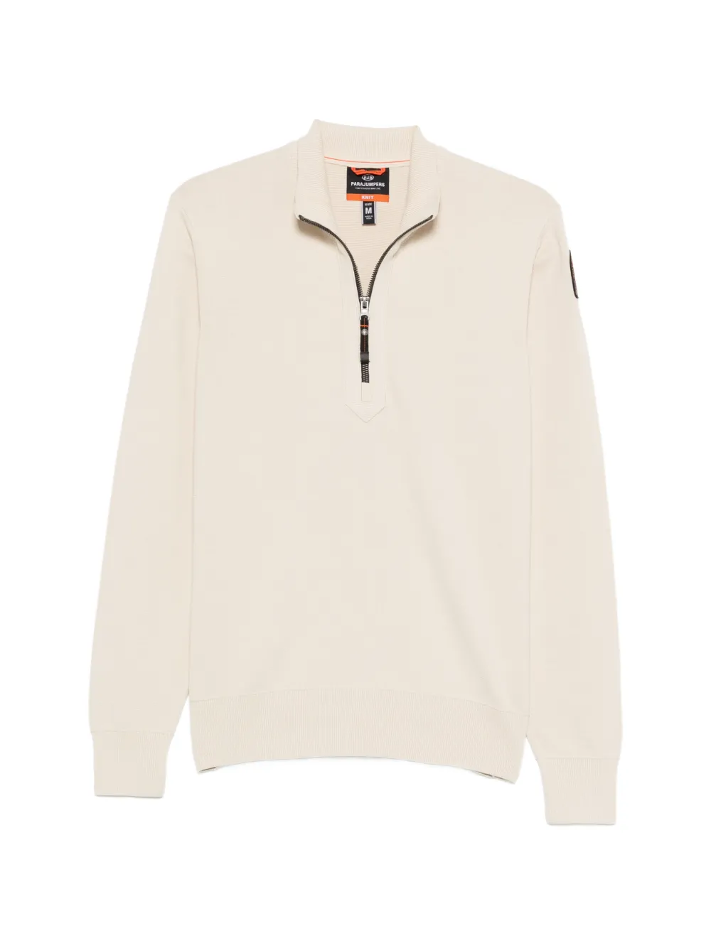 Parajumpers zip mock neck sweater - Toni neutri