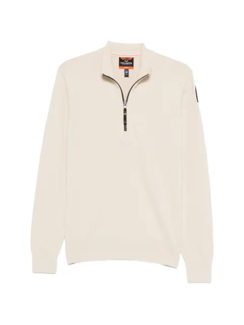 Parajumpers zip mock neck sweater