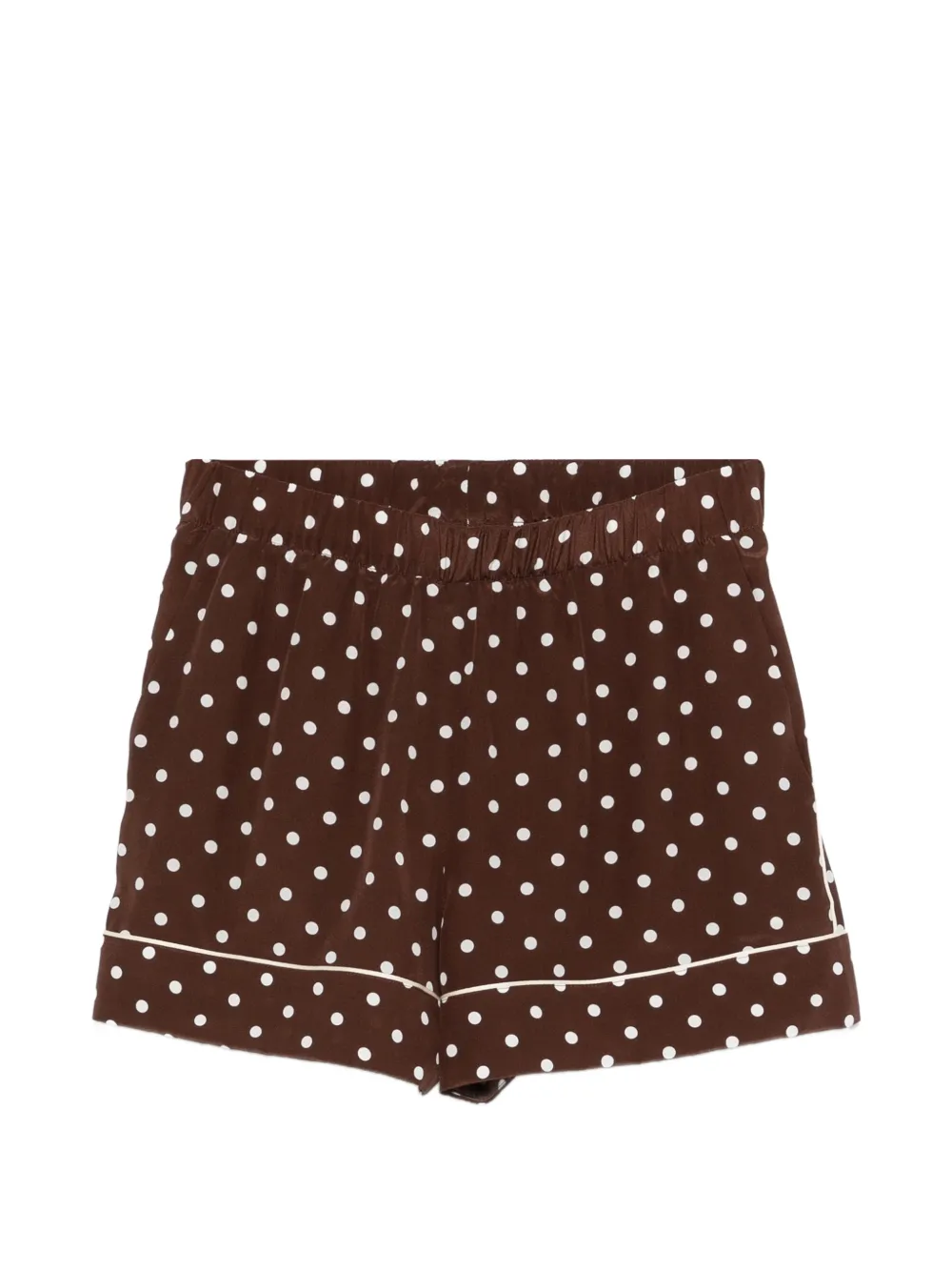 P.A.R.O.S.H. polka dot trim shorts - Marrone
