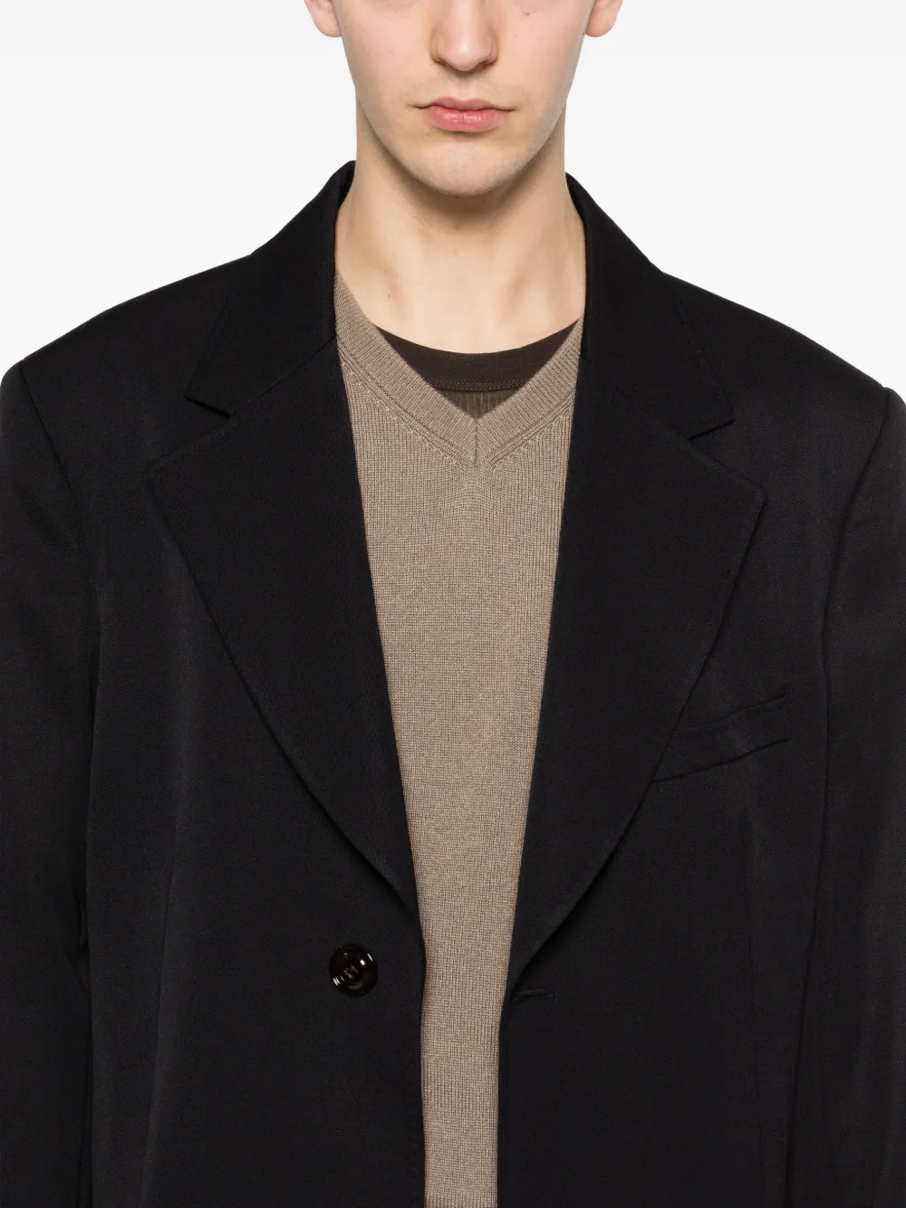 OUR LEGACY Dolphin Buttoned Coat | Black | FARFETCH TW