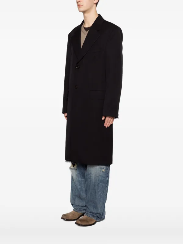 OUR LEGACY Dolphin Buttoned Coat | Black | FARFETCH JO