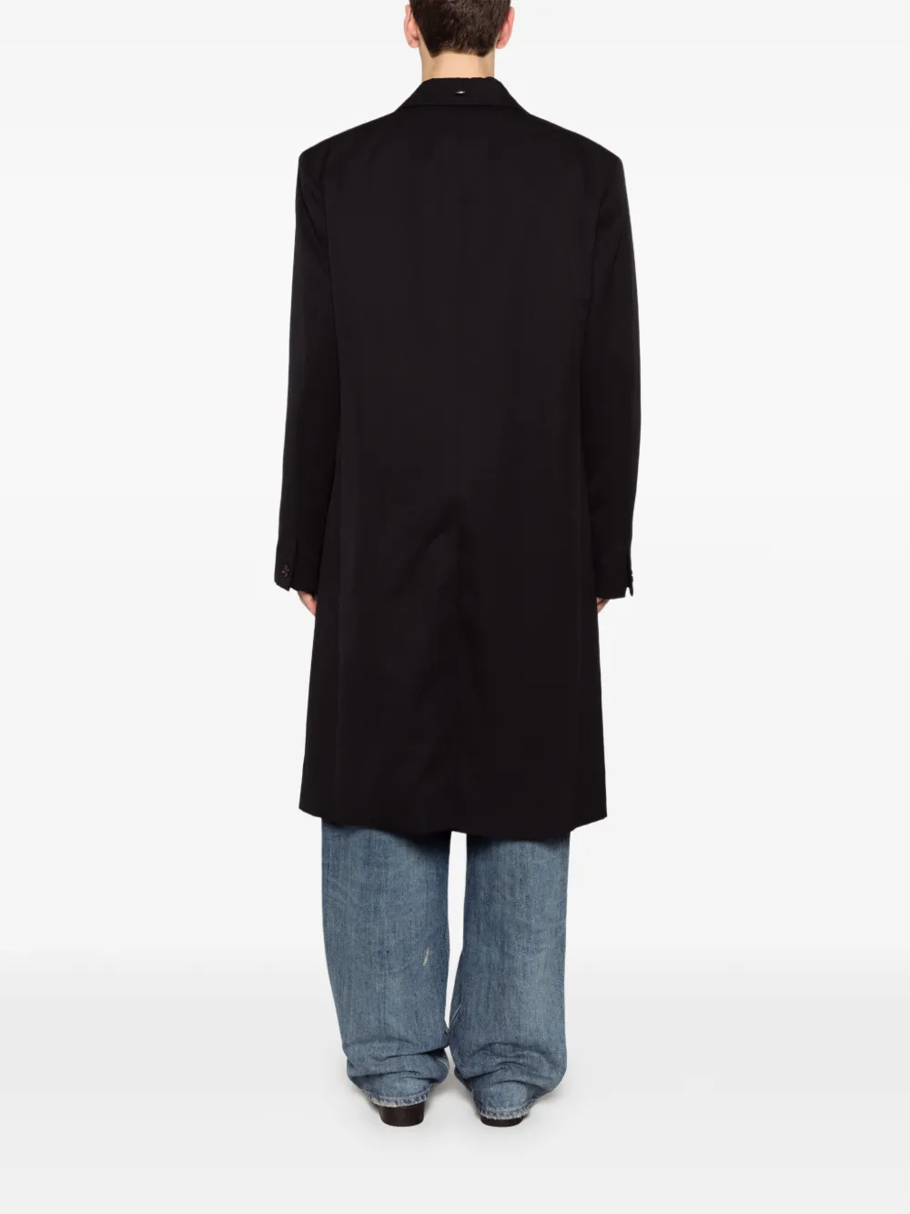 OUR LEGACY Dolphin Buttoned Coat | Black | FARFETCH JO
