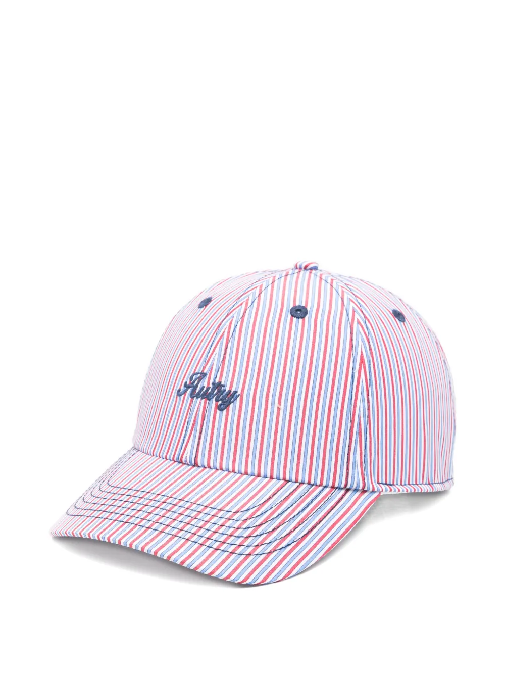 Autry striped baseball cap - Bianco