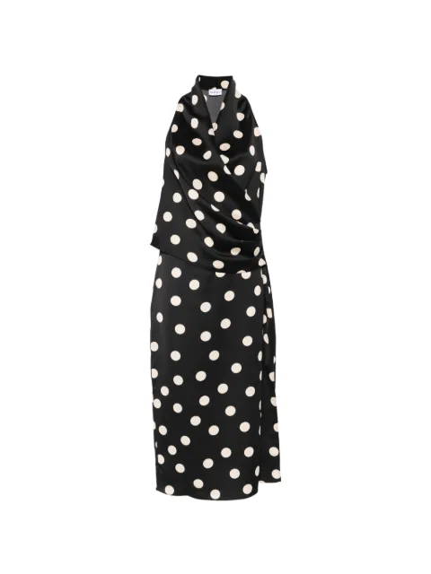 Marella polka-dot halterneck midi dress