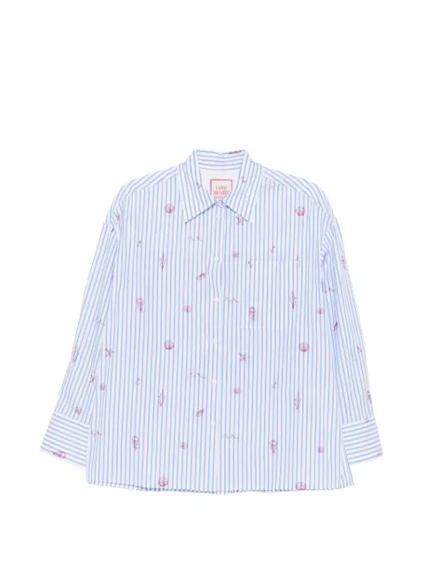 Pennyblack camisa bordada a rayas