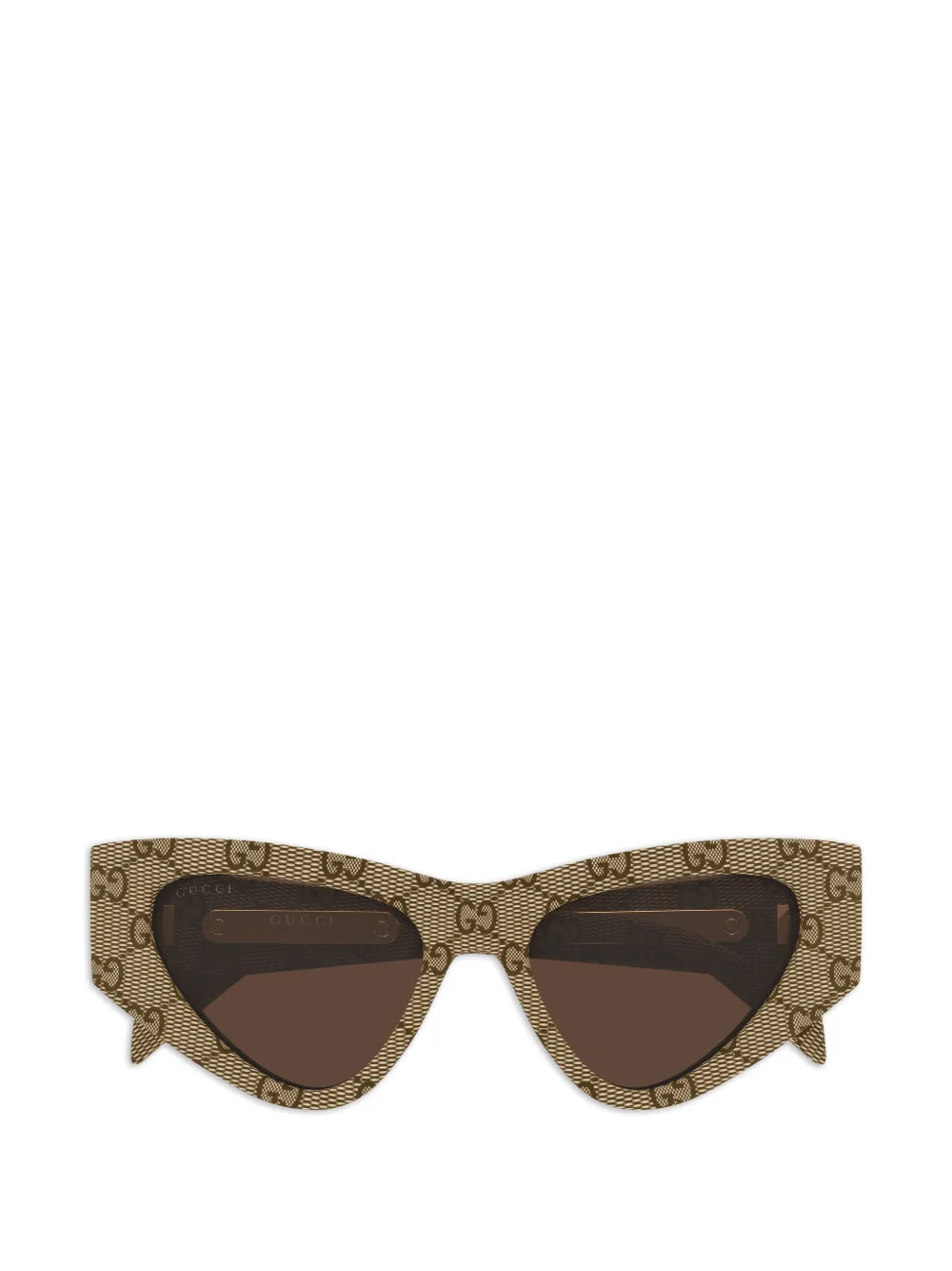 Gucci Eyewear geometric-frame sunglasses - Toni neutri