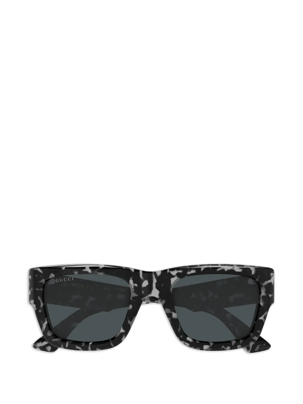 Gucci Eyewear square-logo logo sunglasses - Nero