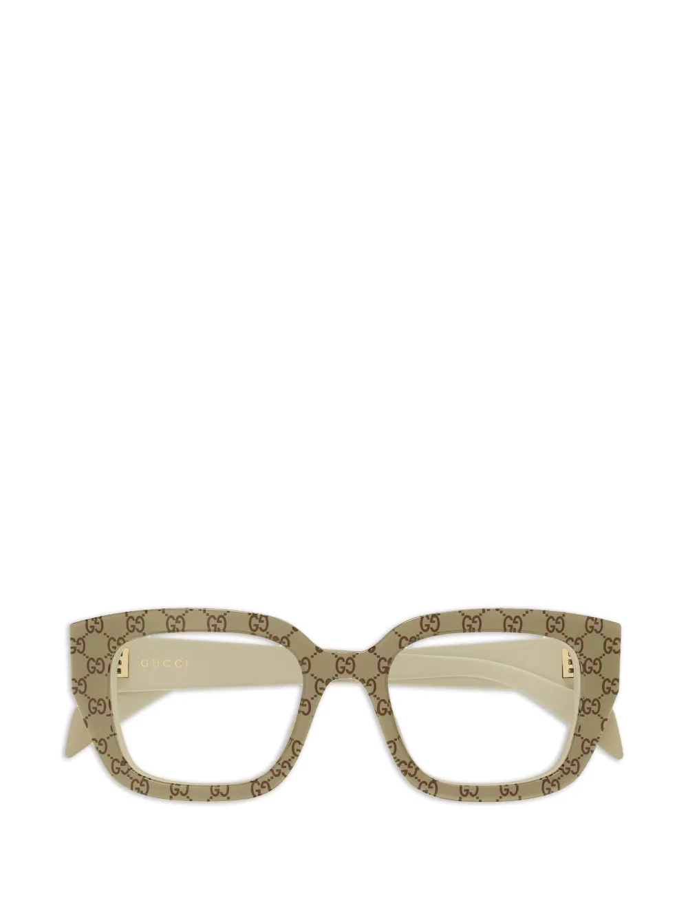 Gucci Eyewear gg2021o patterned glasses - Toni neutri