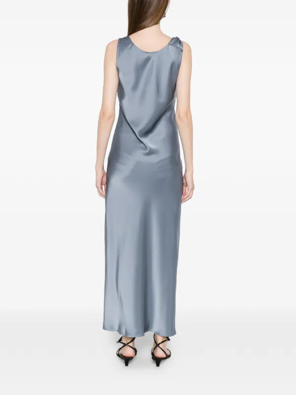 marella midi dress Marella Twisted Midi Dress | Blue