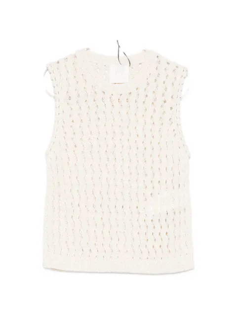 MONOCHROME Memiro openwork tank top