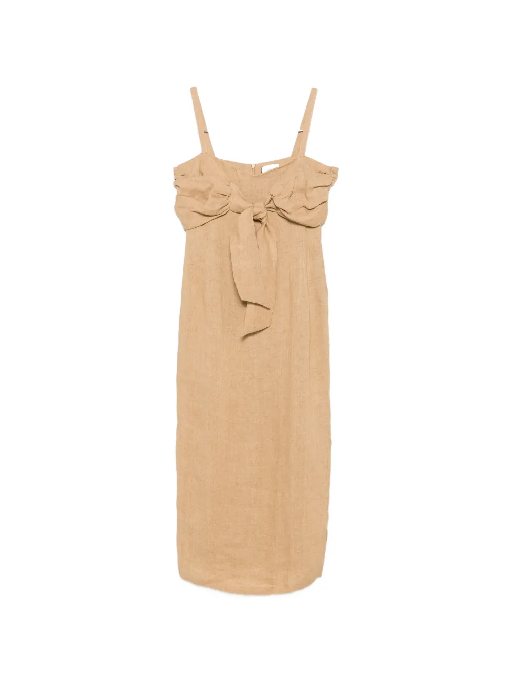 Marella Vicario sleeveless midi dress - Toni neutri