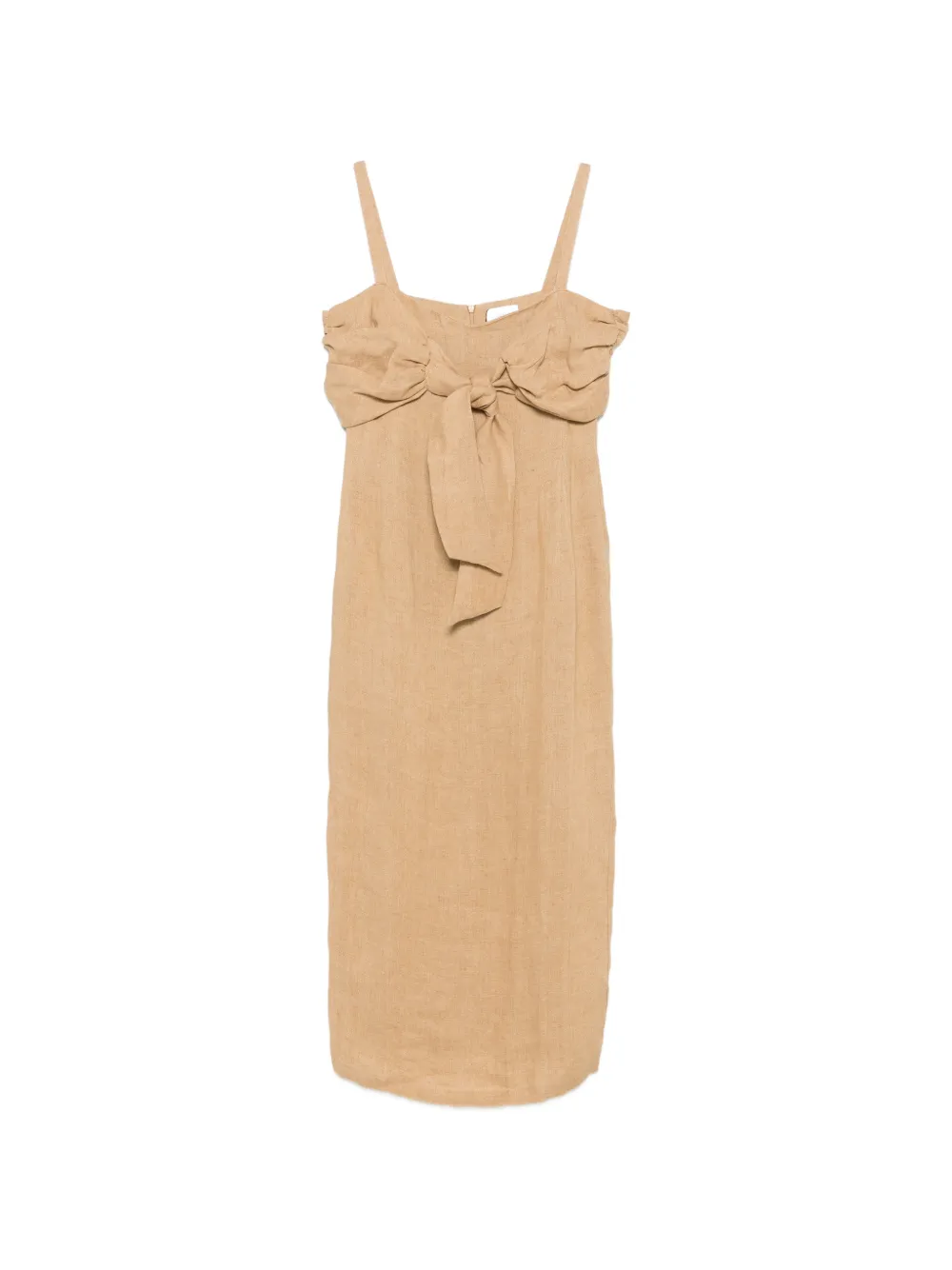 Marella Vicario sleeveless midi dress - Toni neutri