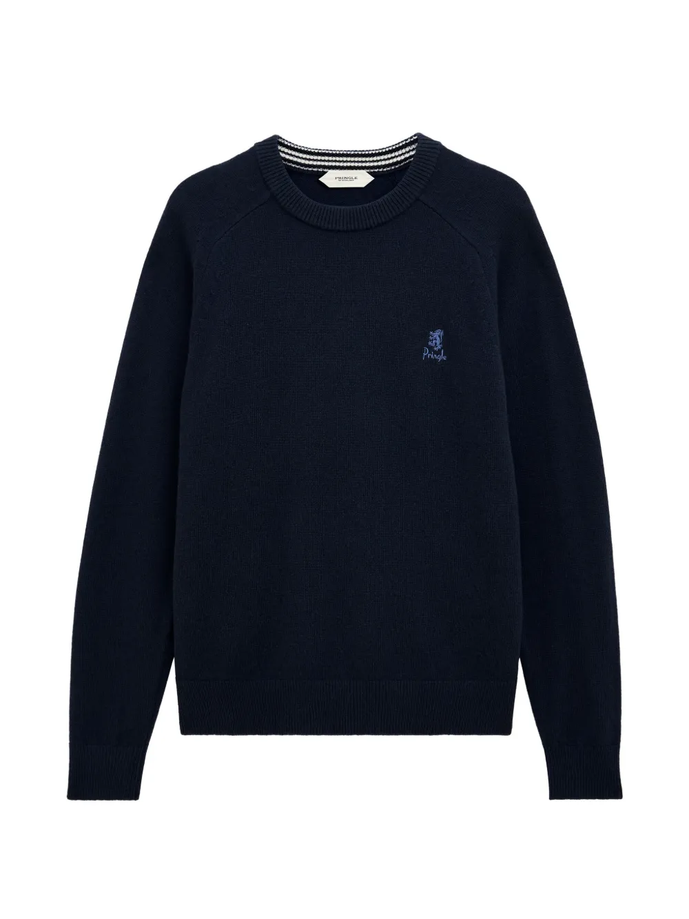 Pringle of Scotland crew-neck logo sweater - Blu