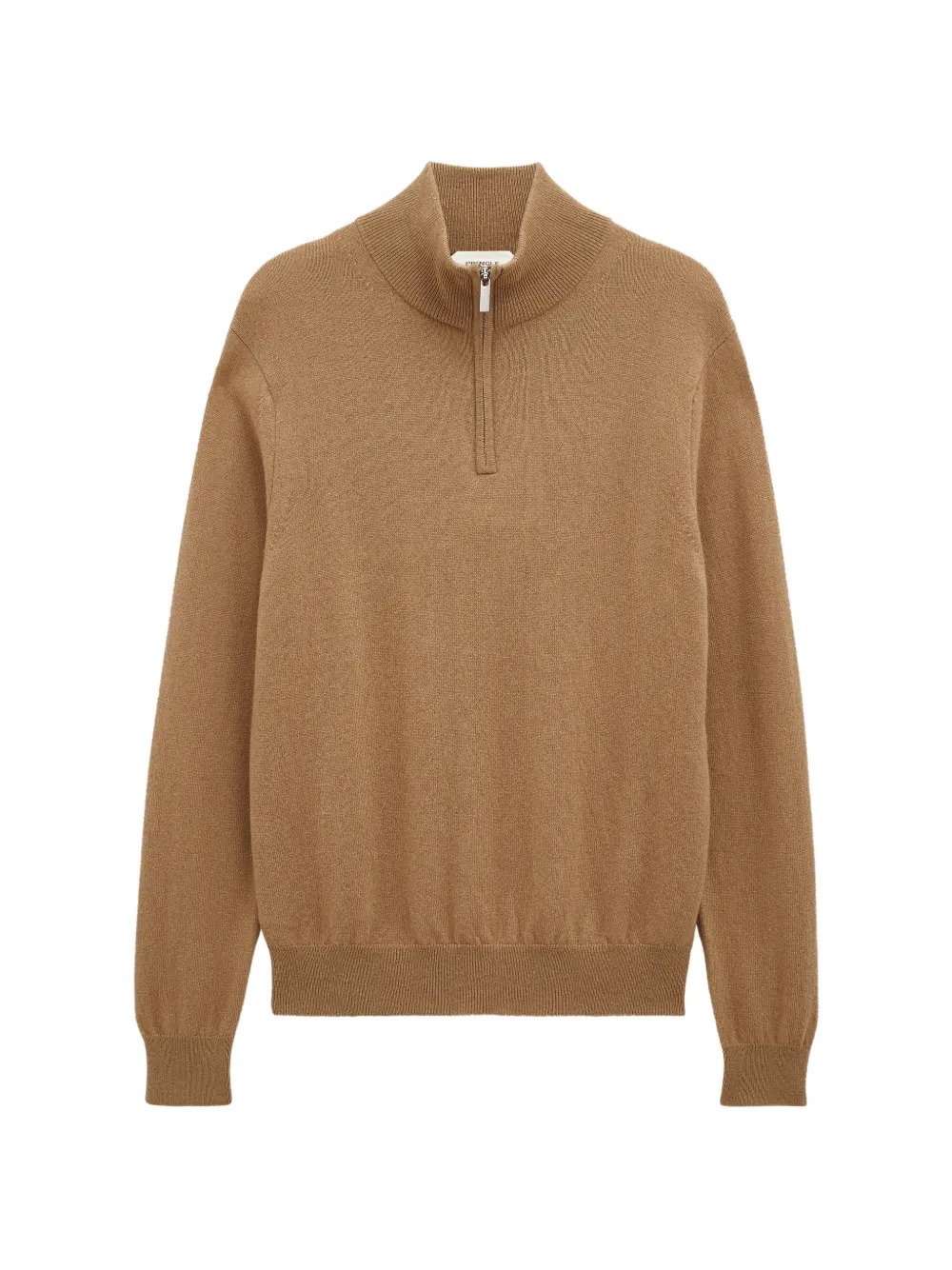 Pringle of Scotland quarter-zip cashmere sweater - Toni neutri