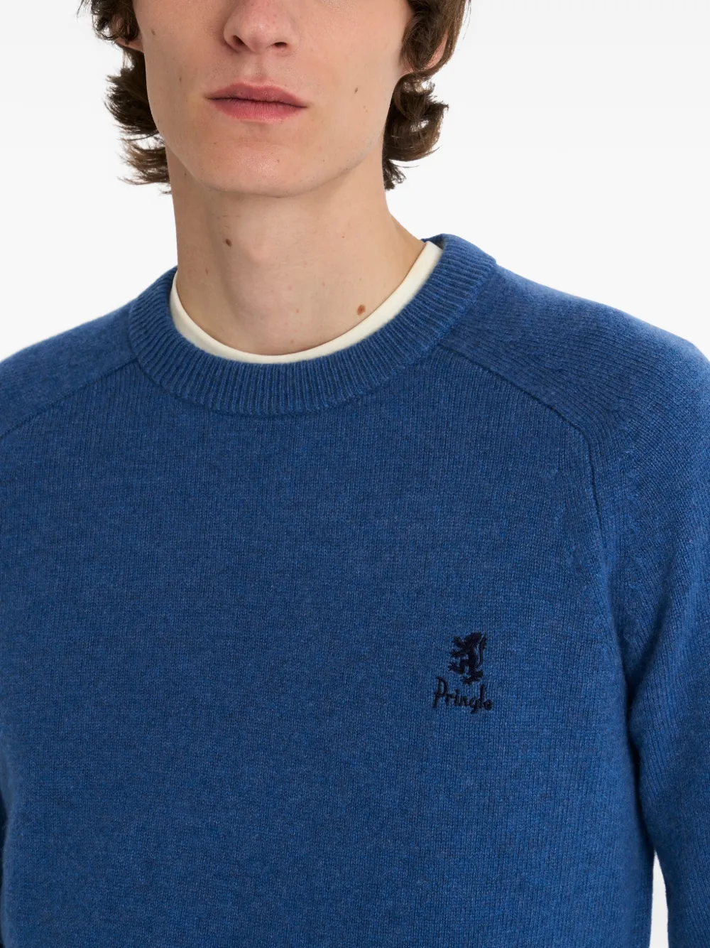 crew-neck logo sweater
