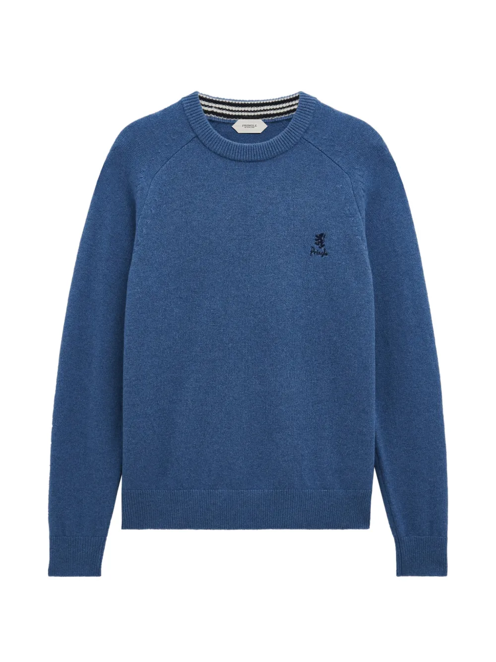 Pringle of Scotland crew-neck logo sweater - Blu