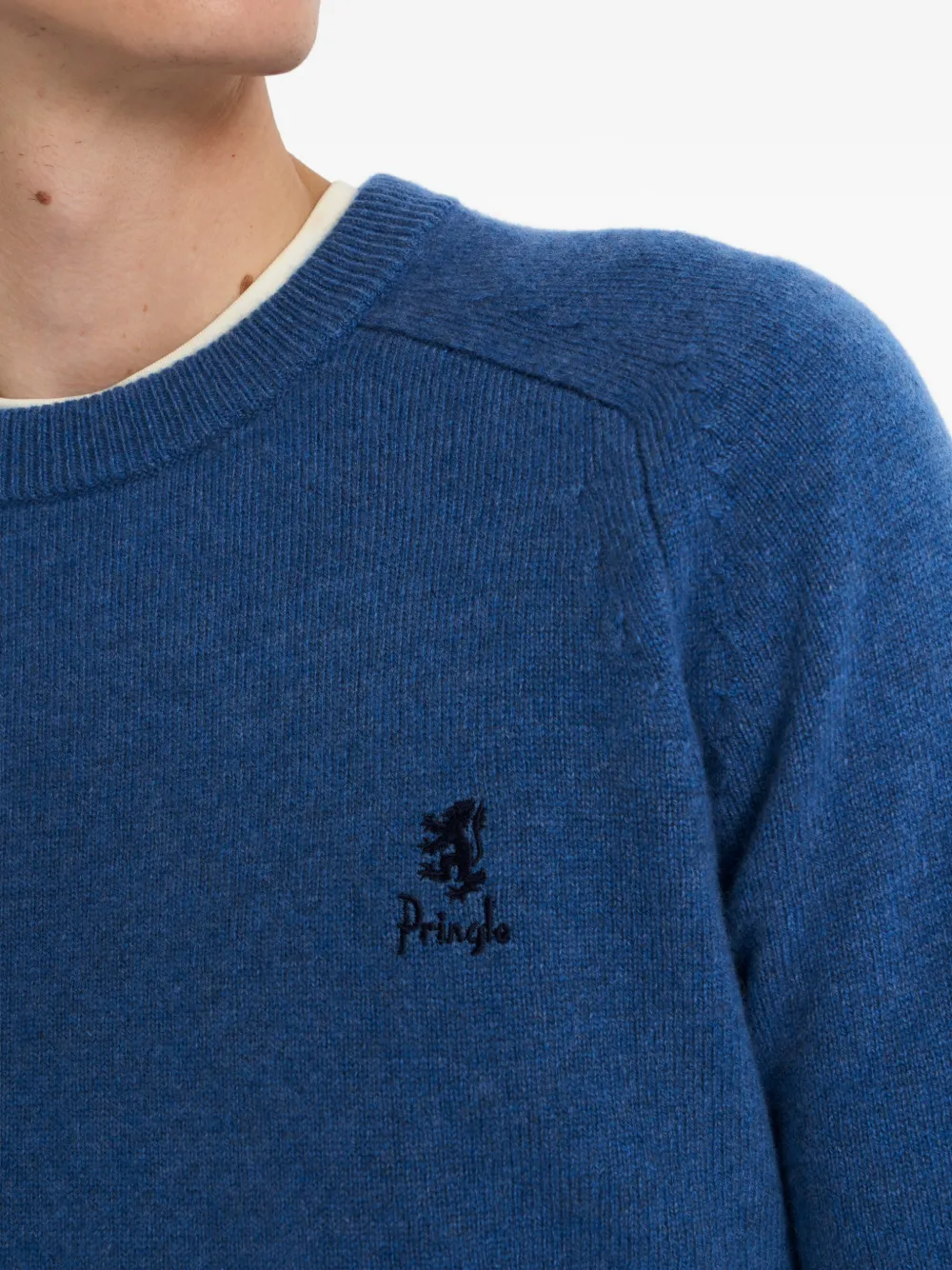crew-neck logo sweater