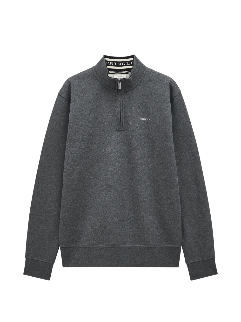 Pringle of Scotland quarter zip track sweatshirt - Grigio