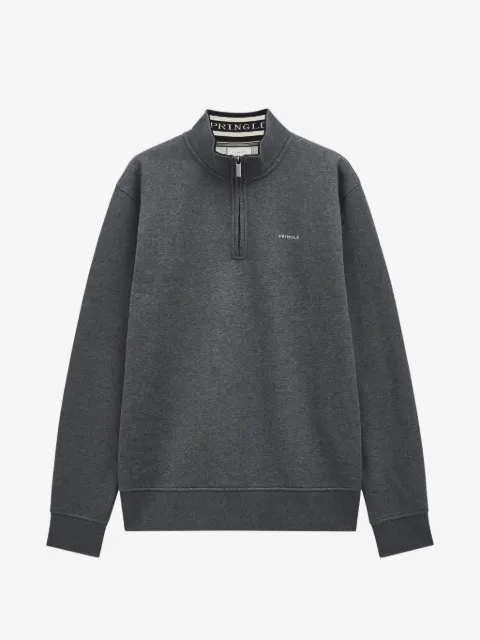 Pringle of Scotland sweatshirt med kort lynlås