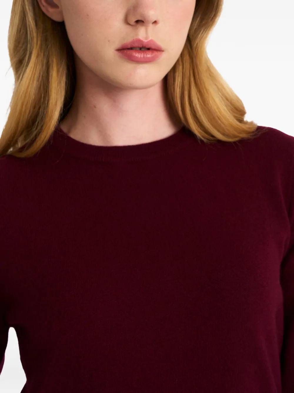 Pringle of Scotland Kasjmier trui met ronde hals Rood