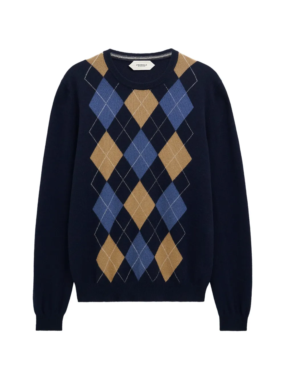 Pringle of Scotland argyle crew-neck sweater - Blue