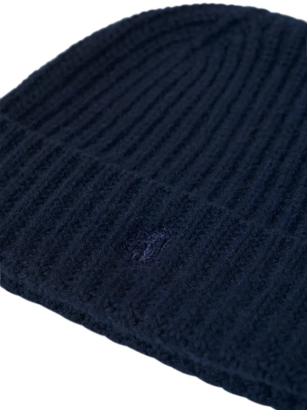 Pringle of Scotland Geribbelde kasjmier muts Blauw
