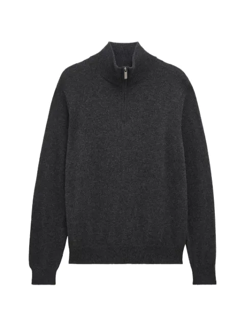 Pringle of Scotland quarter-zip cashmere sweater