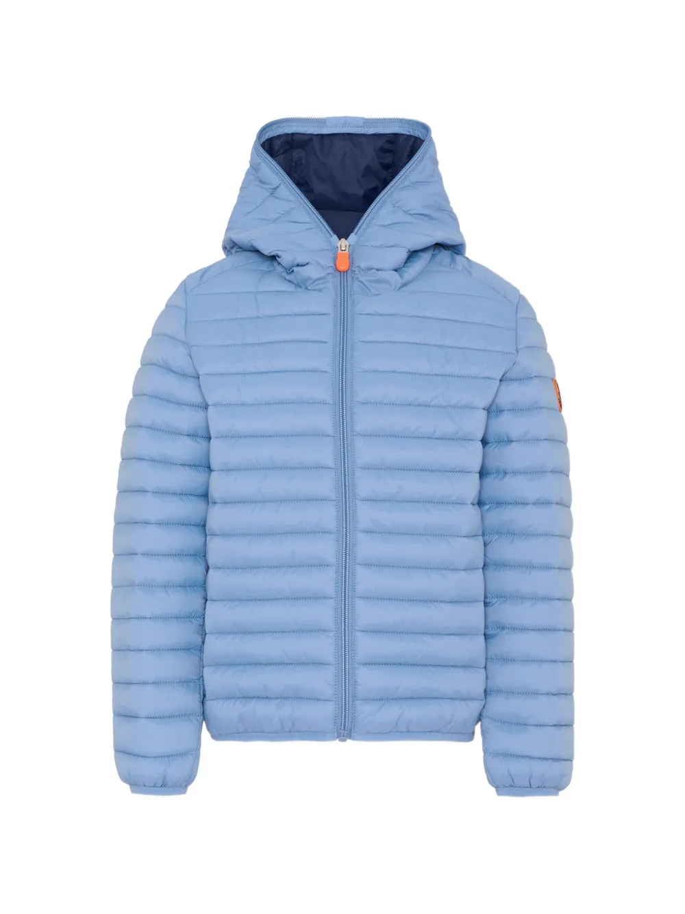 Save The Duck Kids hooded quilted jacket - Blu