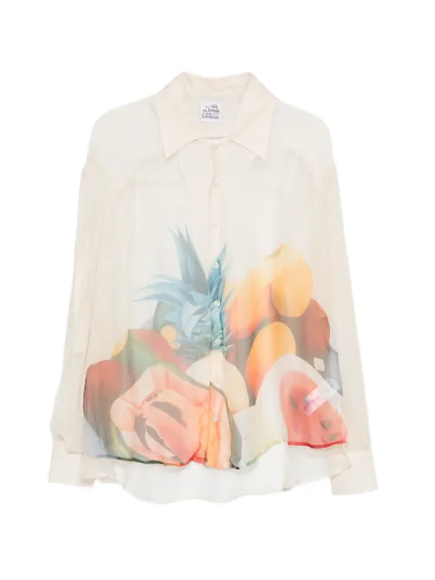 Donde Esteban camisa con frutas estampadas