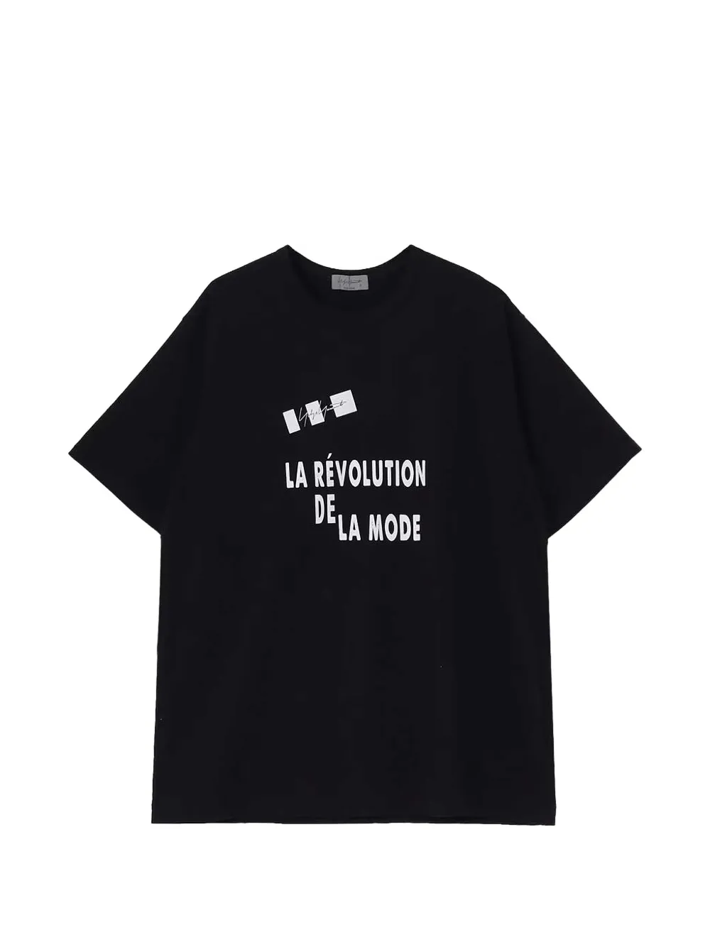 Yohji Yamamoto print T-shirt - Nero