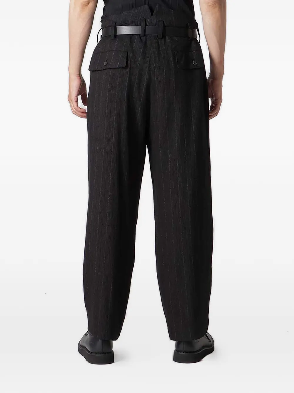 Y's Broek met krijtstreep Zwart