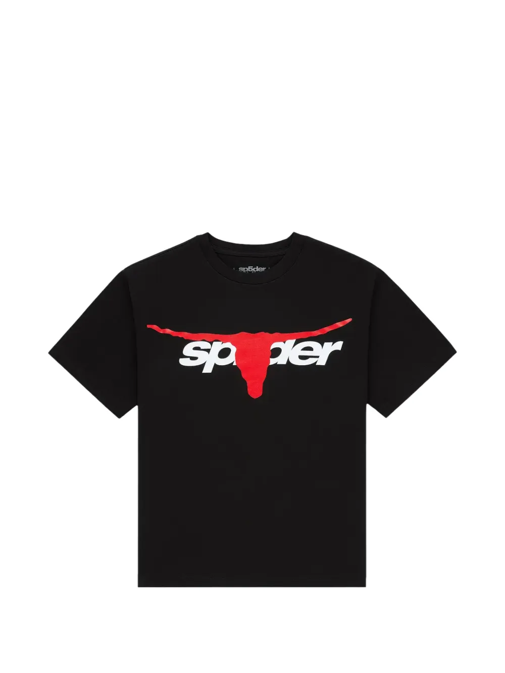 Sp5der Tx 5 Flag T-shirt In Black