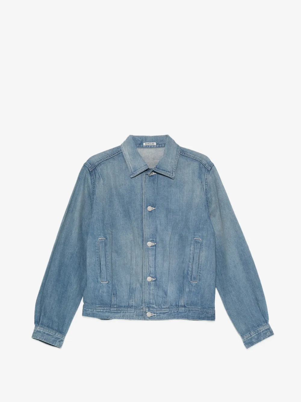 Auralee button-up denim jacket | Blue | Image 1