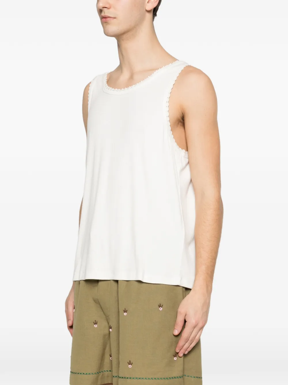 round-neck tank top