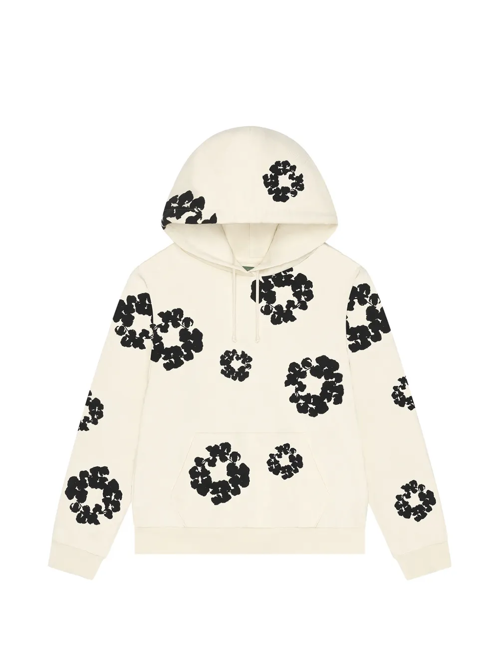 Denim Tears floral-motif hoodie - Toni neutri