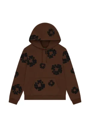 Denim Tears Patterned zip-up Hoodie | Black | FARFETCH