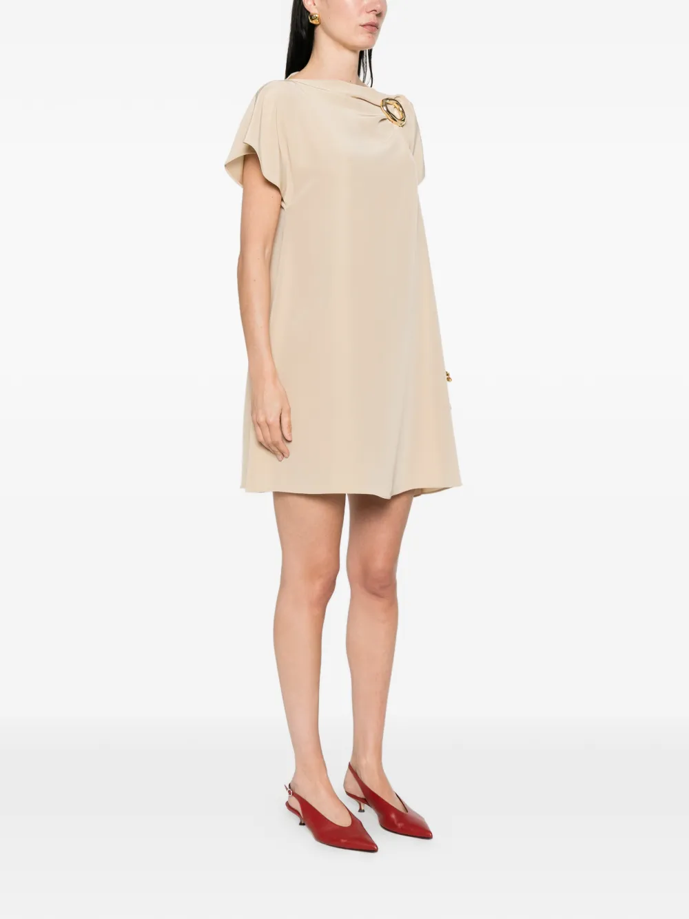  Joseph Anika Ring Detail Dress - Neutrals 