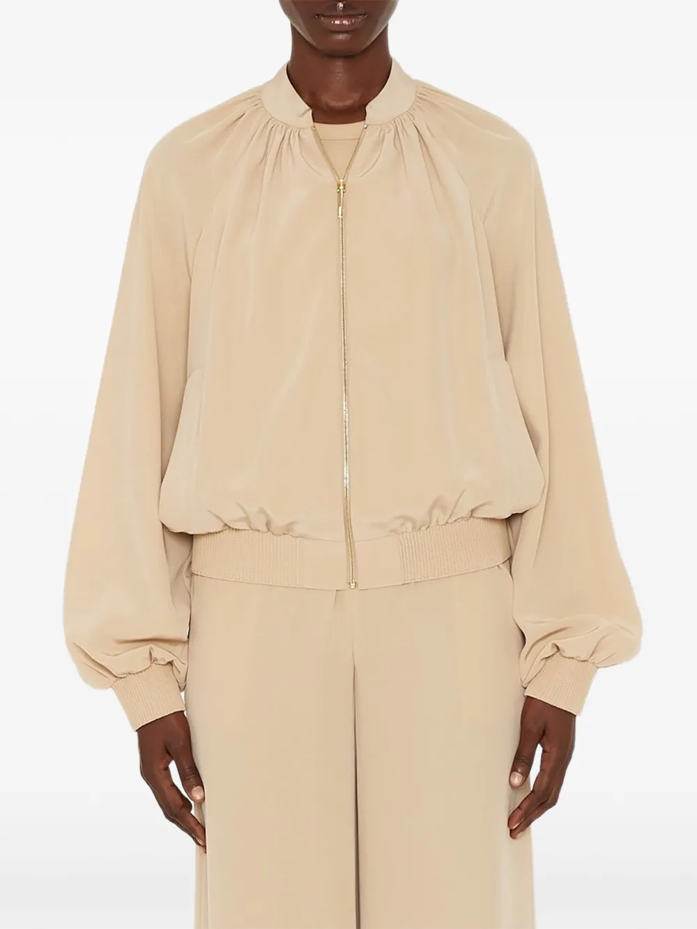 Joseph Mira Zip-up Bomber Jacket - Neutrals 