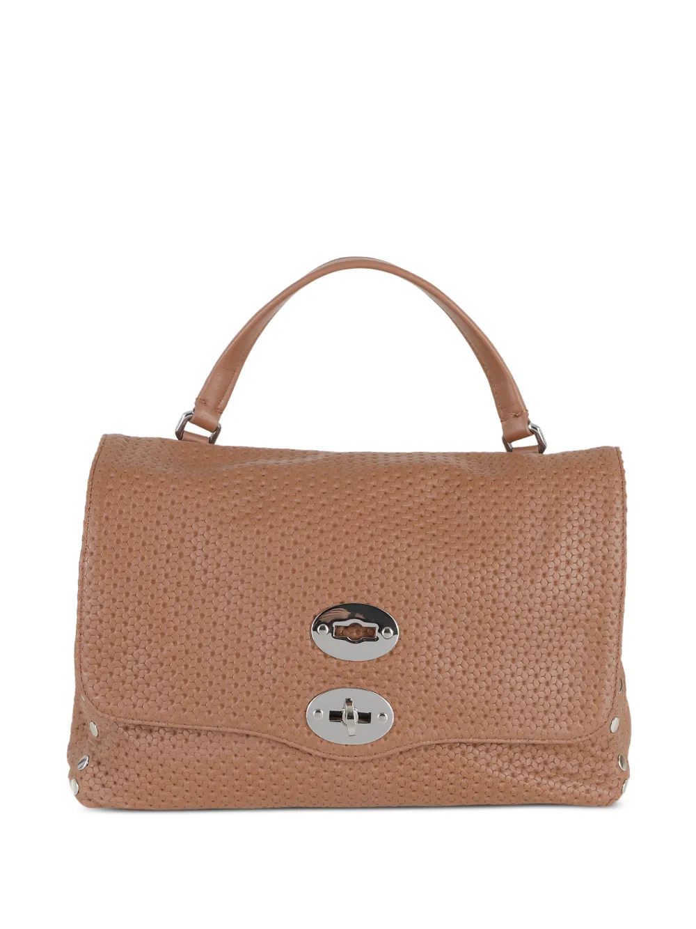 Zanellato small Postina removabl- strap tote bag - Marrone