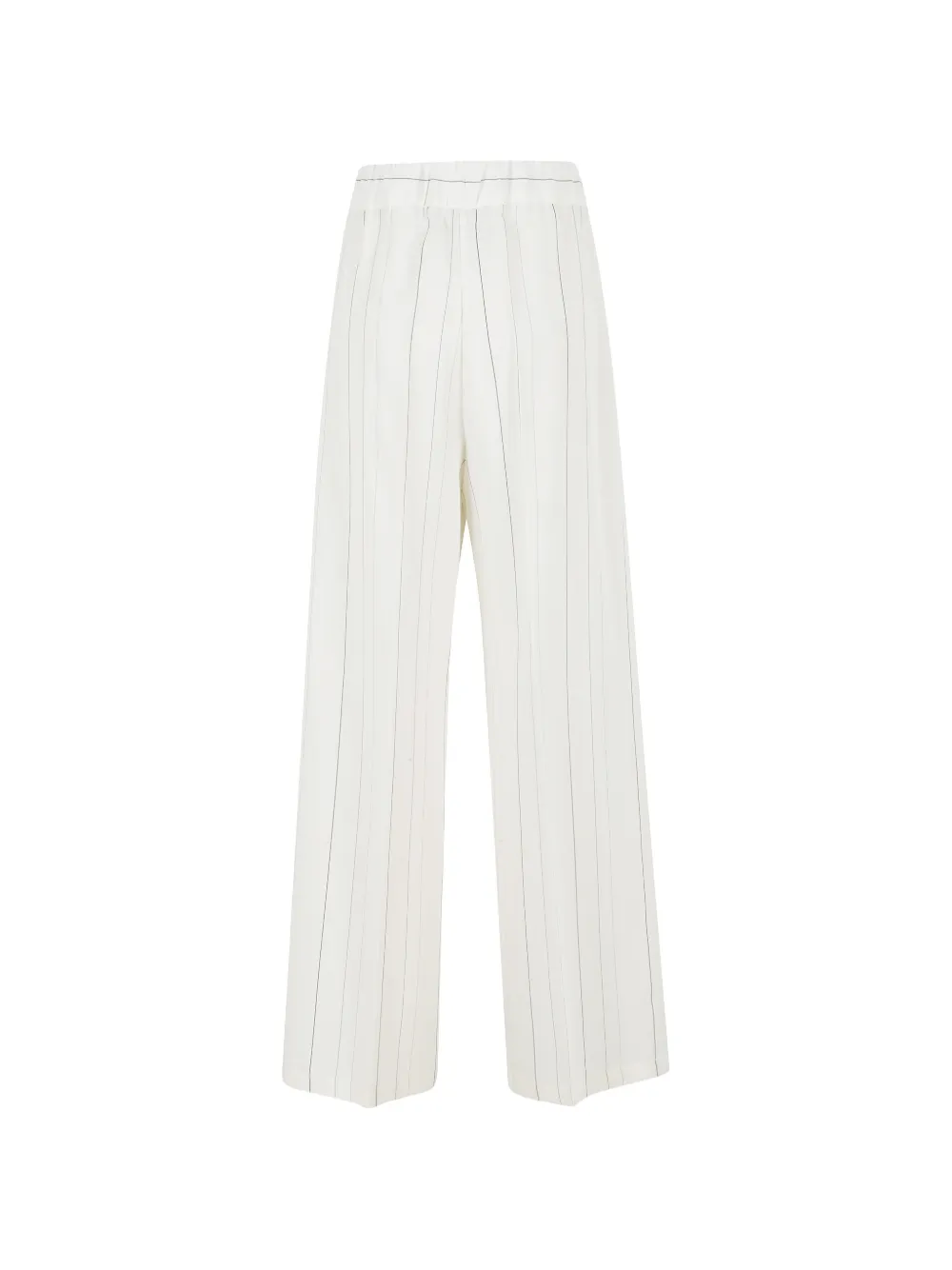  Semicouture Pinstripe Trousers - White 