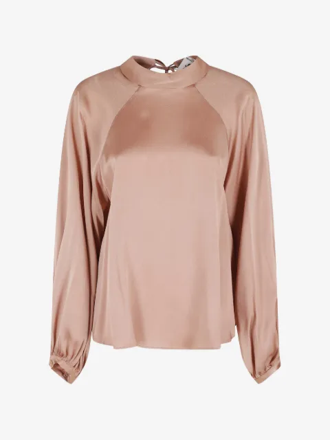 Semicouture Carmina tie neck blouse