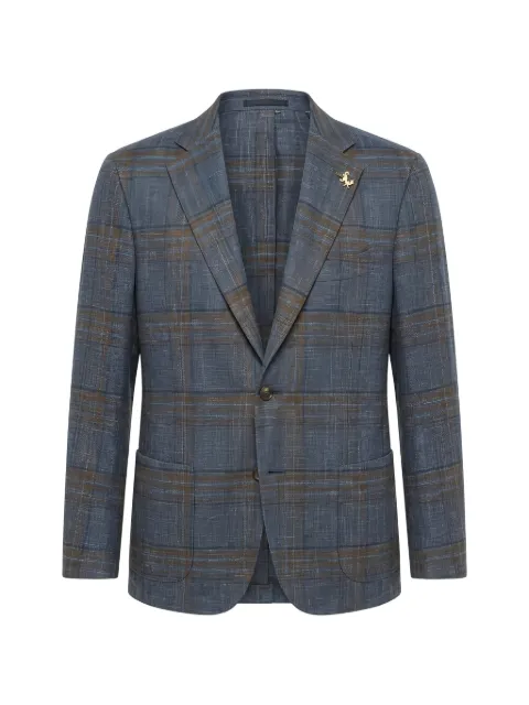 Tombolini Zero Gravity checked blazer