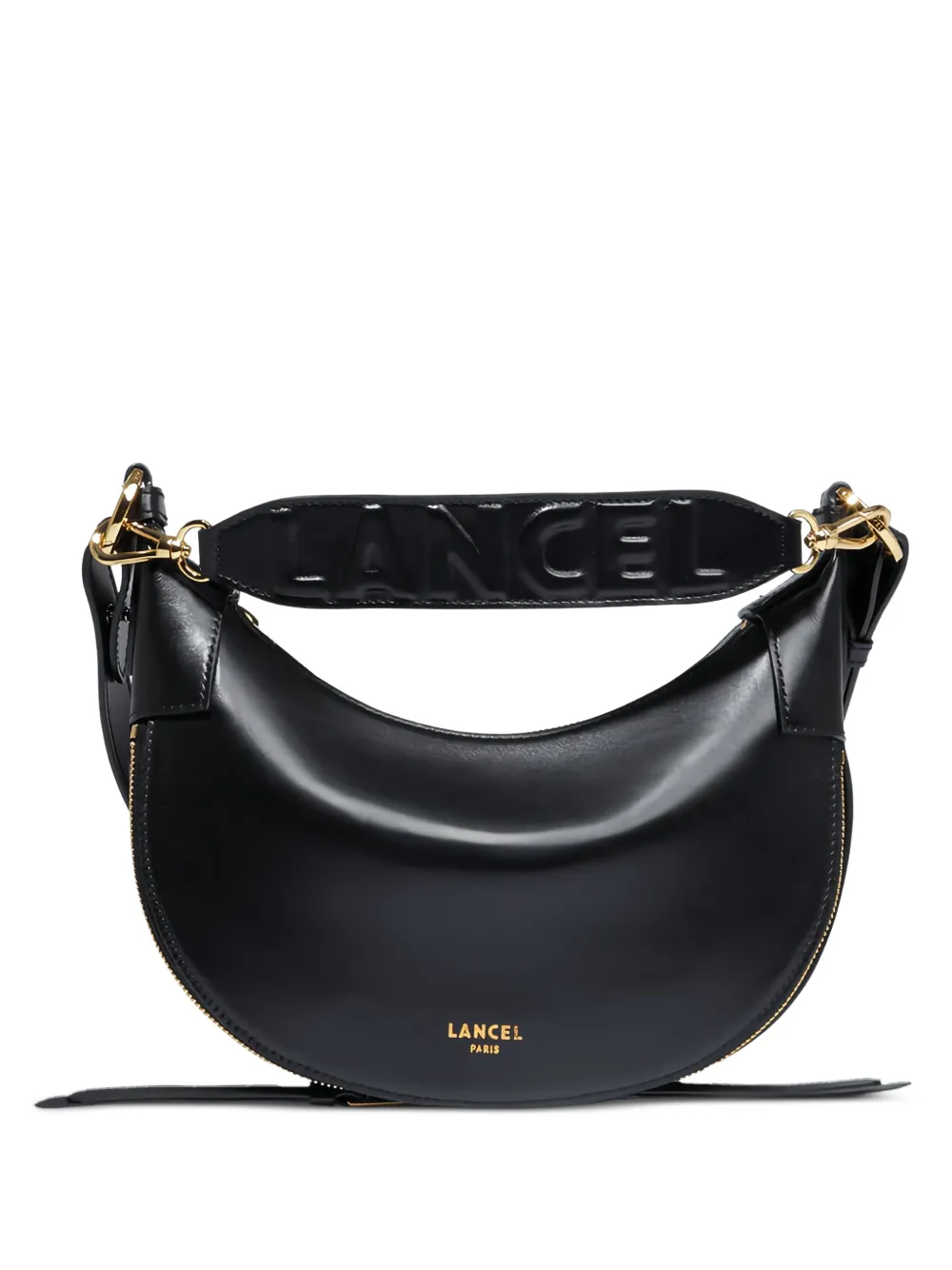 Lancel Origami leather shoulder bag - Nero