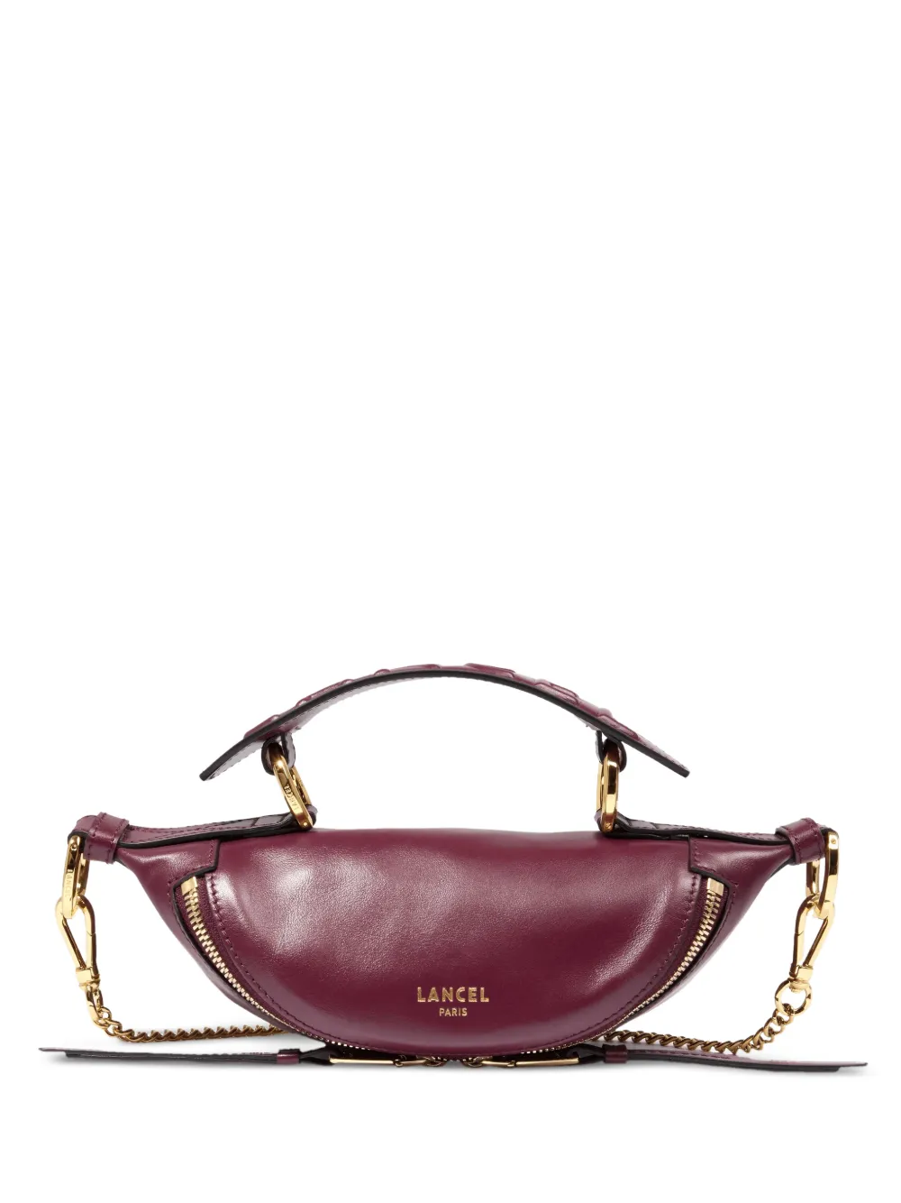 Lancel leather cross body bag - Rosso